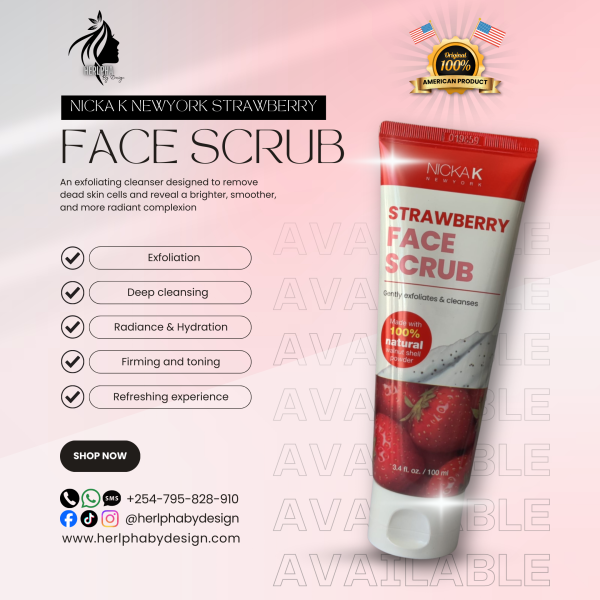 Nicka K Newyork Strawberry Face Scrub